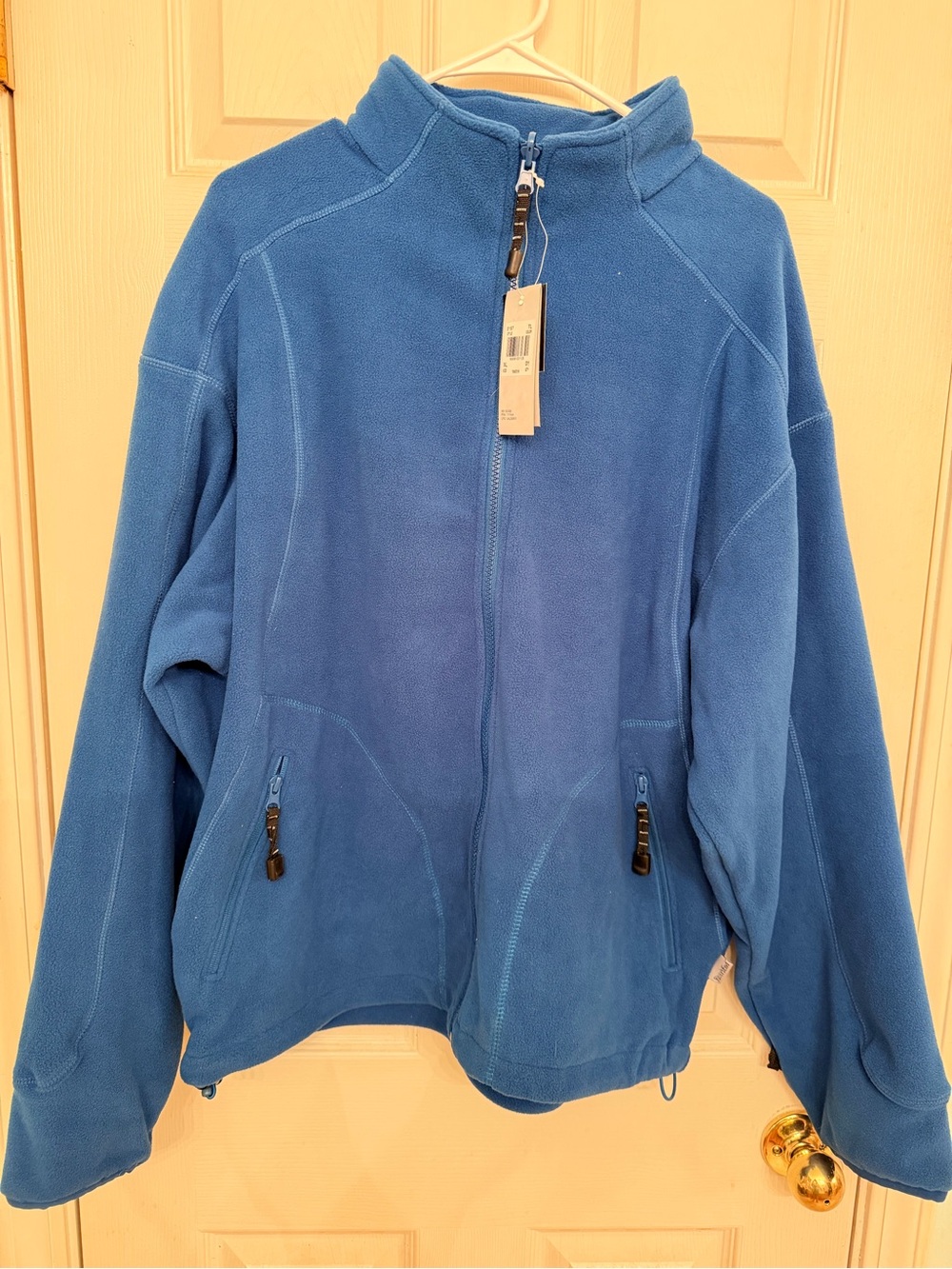 Blue Full-Zip Fleece Jacket - Women